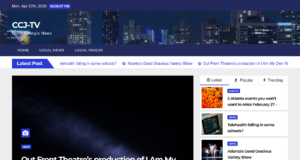 WordPress project news homepage