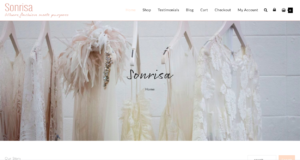 WordPress project store homepage